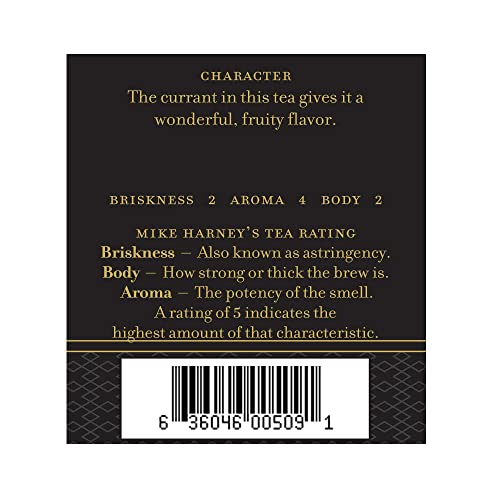 Harney & Sons Black Currant Loose Leaf Black Tea Tin 4 oz - Flavorful Caffeinated Tea