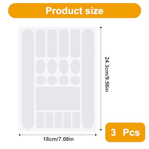 3 Pieces Bike Frame Protection Tape Chain Protective Decal Adhesive Protectors Clear Film Cover Frame Guard for Mountain Bike Chain Protective Road Bike Folding Frame Front Fork Protective