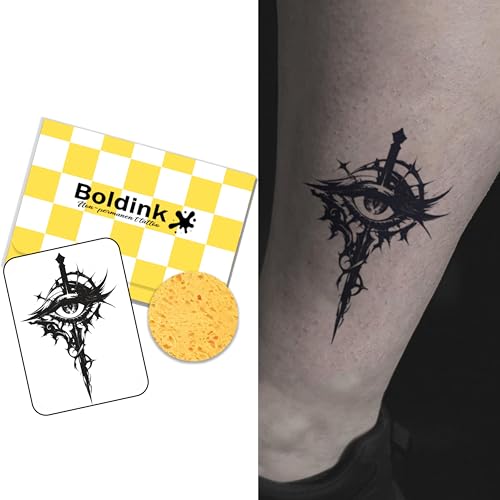 Boldink Eye of the Holy Sword Semi-Permanent Temporary Tattoo
