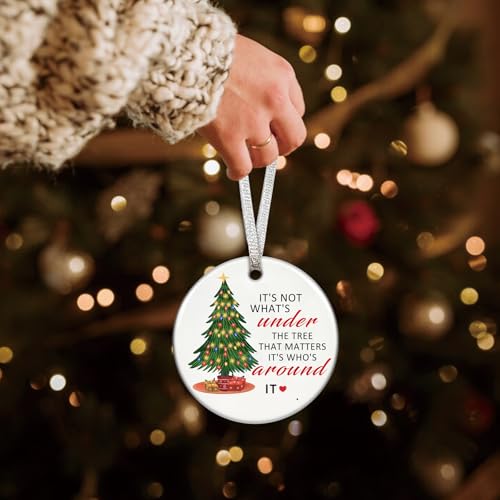 Christmas Ornament 2025 Ceramic Tree Decoration with Gift Box