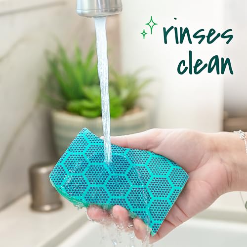 Scotch-Brite Odor Resist Heavy Duty Scrub Sponge 3 Pack | Kitchen & Household Cleaning
