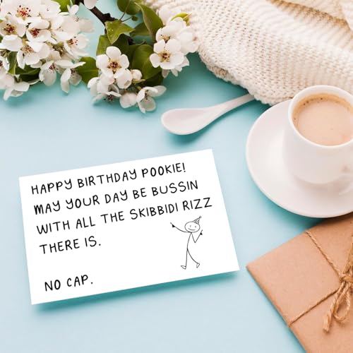 Funny Teen Slang Birthday Card for 13 Year Old - PUGAILA
