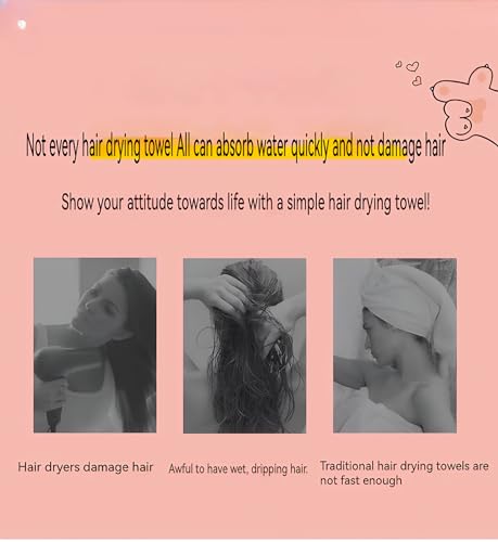 Microfiber Hair Drying Towel Turban 2-Pack - Quick-Dry Absorbent Wrap