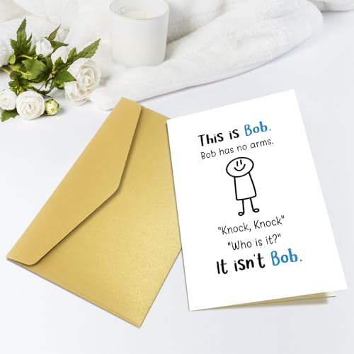 Funny Birthday Card for Men & Women - This Is Bob, It Isn't Bob