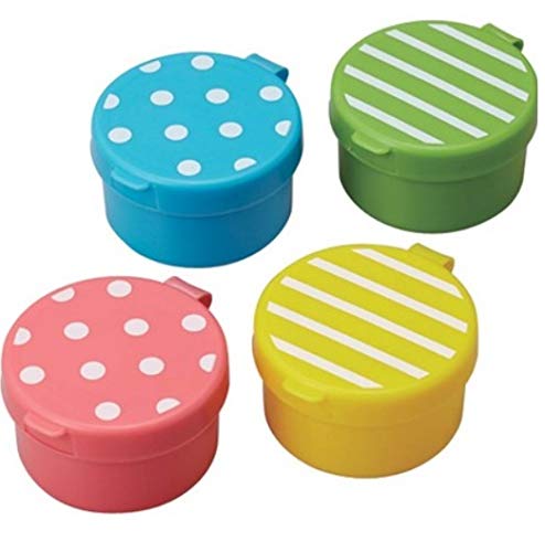 Torune Bento Condiment Containers Set - 8 Mini Animal Cups