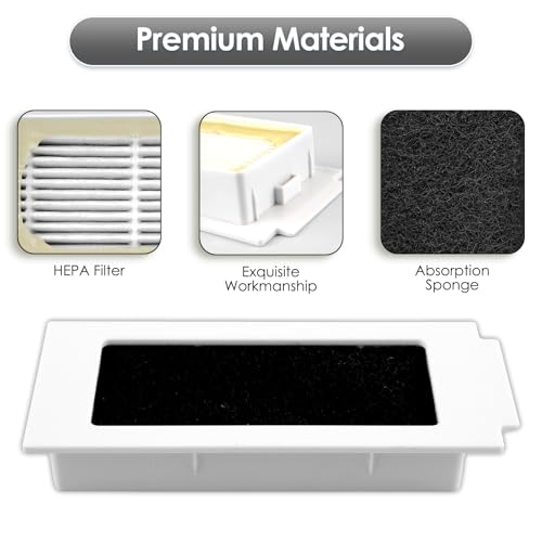 3-Pack HEPA Filters for ECOVACS DEEBOT T30S & Yeedi M12 Pro+