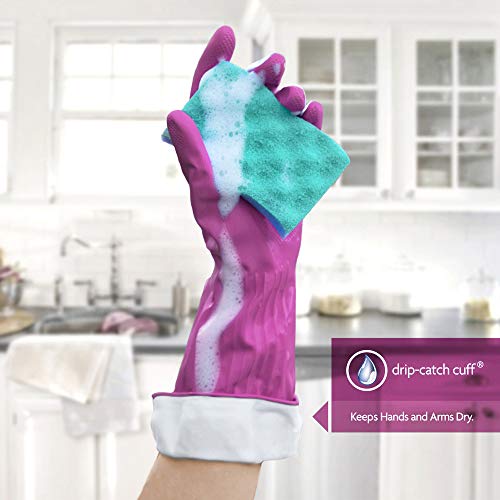 Playtex Living Reusable Rubber Cleaning Gloves - 4 Pack, Small