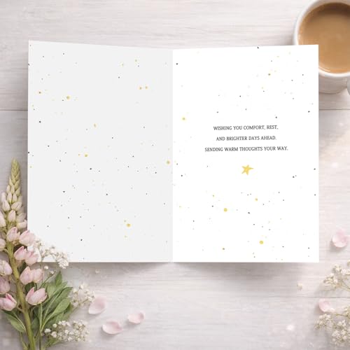 Get Well Soon Card MOROLURU Card-253 Thinking of You Recovery Support