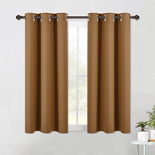 NICETOWN Blackout Curtains 54" Length, Noise Reducing, 2 Panels