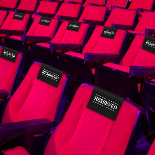 Reserved Seating Signs - 6 Pcs Black and White Wedding & Event Signs