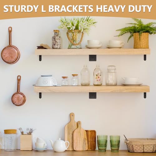 MAPVOLUT Heavy Duty L Brackets Set - 25Pcs Metal Corner Braces