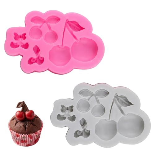 Mini Silicone Chocolate Molds - 2 Pack, Non-Stick & Heat-Resistant