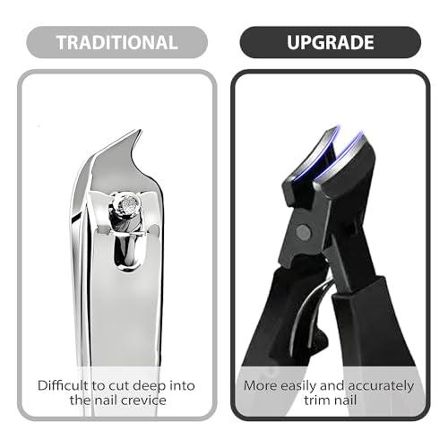 Ingrown Toenail Treatment Kit with Wide Jaw Nail Clippers 2Pcs