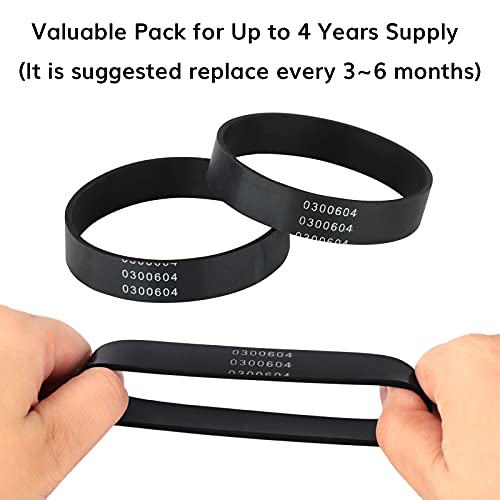 Oreck XL Replacement Belts - 8 Pack for Oreck Vacuum Cleaners