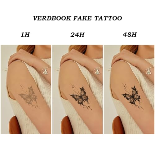 Semi-Permanent Temporary Tattoo Sheets, Waterproof Realistic Body Art