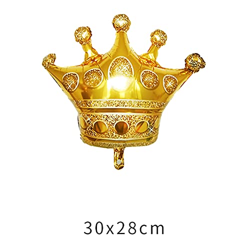 Purple 95 Number Balloon Set - 40 Inch Jumbo Foil with Crowns