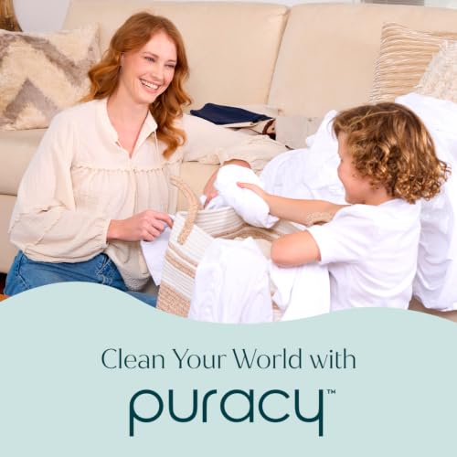 Puracy Laundry Stain Remover Brush - One Size, Vegan Bristles for Tough Stains