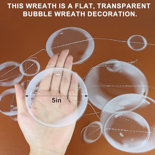 8-Pack Transparent Bubble Garlands Ocean Theme Party Decor