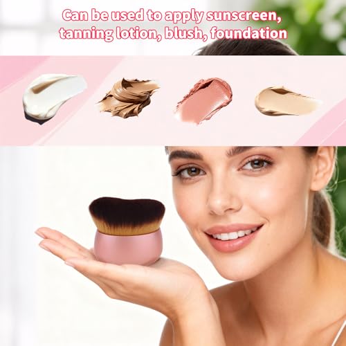 Goktvai Large Body Makeup Tan Bronzer Brush with Storage Bag
