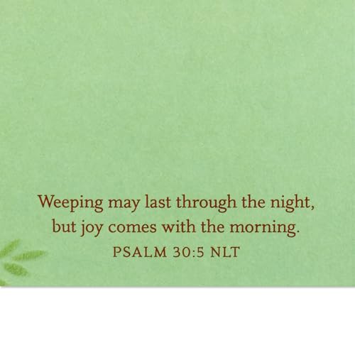 Hallmark Religious Sympathy Card with Foil Accents - 5.8 x 8.3 in