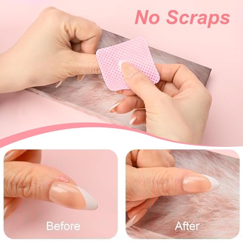 Seonggong Lint Free Nail Wipes 540PCS - Soft Polish Remover Pads for Manicure