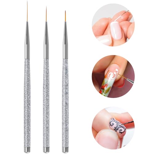 Tbestmax 8 Pcs Nail Art Brush and Dotting Pen Set for Manicure Design