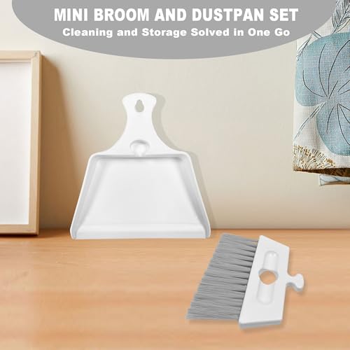 NBGYTECH Mini Broom and Dustpan Set for Easy Cleaning