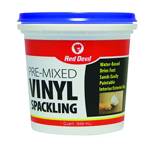 Red Devil Pre-Mixed Vinyl Spackling, 1 Quart - Interior & Exterior Repair