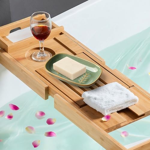 Farielyn-X Ceramic Soap Dish Set - Decorative & Easy to Clean