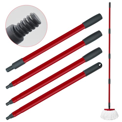 DLAIMI Mop Handle Replacement for Ocedar Spin Mop - Adjustable 30" to 58"
