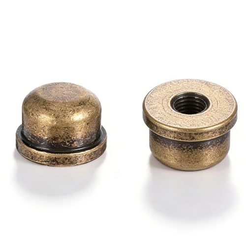 Bronze Lamp Finials - 2 Pack, Easy Install Decorative Knobs