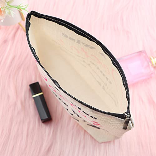 Doctor Makeup Bag - Waterproof Cotton Linen Travel Cosmetic Pouch