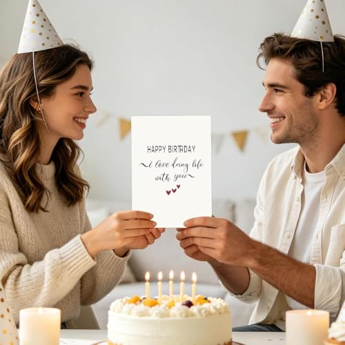 Romantic Birthday Card for Him or Her - FANCYLUCKY