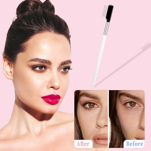 Sliverdew Metal Eyelash Comb and Separator Tool with Stainless Steel Teeth