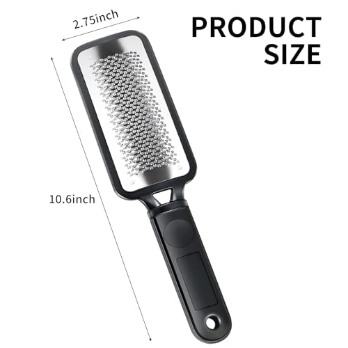 TOPMEET Professional Stainless Steel Foot File & Callus Remover for Dead Skin