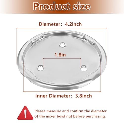 W10191926 Mixer Bowl Screw Cap Replacement for KitchenAid & Whirlpool (1 Pc)