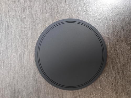 Dark Gray Round Coaster - 10cm Non-Slip Table Protector