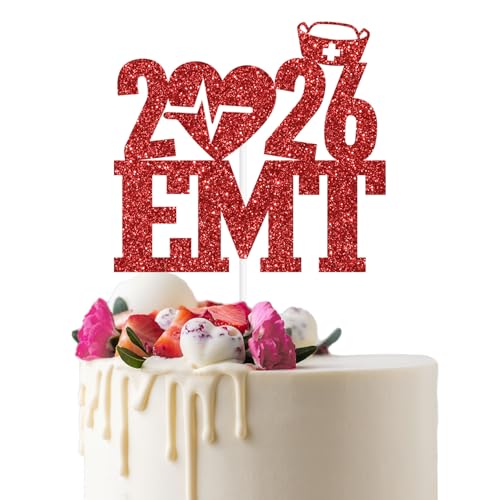 Congrats EMT Cake Topper for 2025 Nursing Graduation