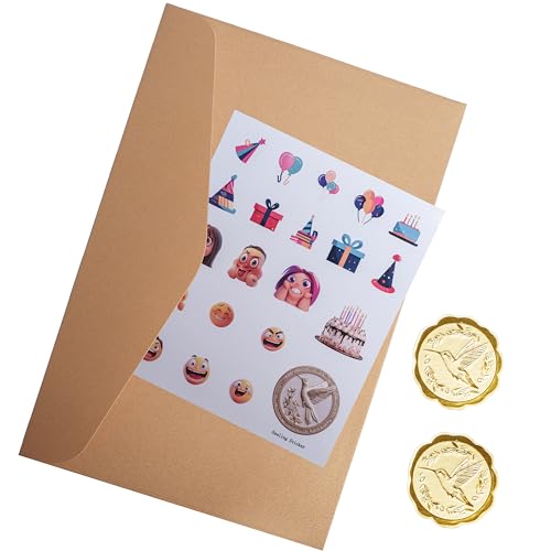 Son in Law Birthday Card - Makes Our Daughter Happy Gold Foil Greeting Card from In-Laws, Includes Envelope & Stickers - Listing Variation