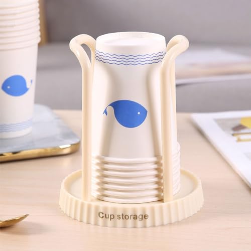 Black Paper Cup Dispenser Holder - Compact & Waterproof Storage