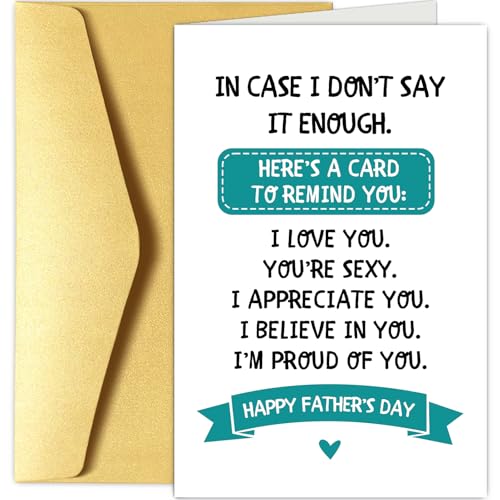 Romantic Father's Day Card for Husband | Love and Appreciation