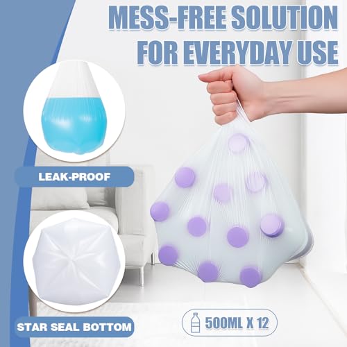 4 Gallon Small Trash Bags - 100 Count, Unscented Bathroom Liners