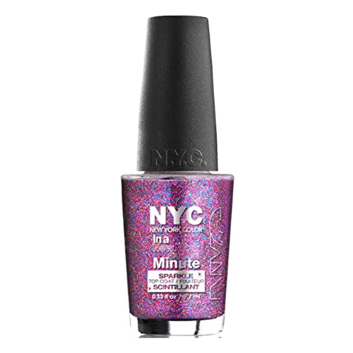 NYC Sparkle Top Coat Big City Dazzle 0.33 fl oz