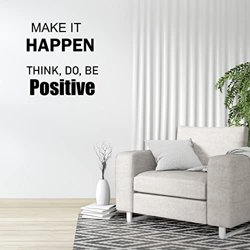 10 PCS Inspirational Wall Stickers - Motivational Quote Decals for Home & Office