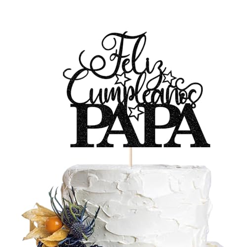 Feliz Cumpleanos Papa Cake Topper | Happy Father's Day Decor