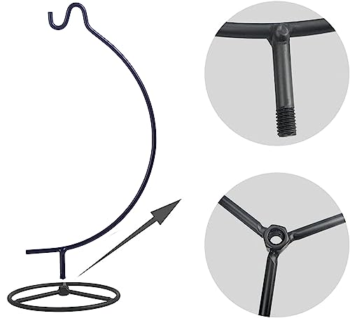 Maibloln Moon Mini Ornament Display Stand - 11-Inch Iron Hanger