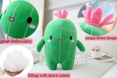 NatureMan Cute Cactus Plush Toy - Soft 7.8-Inch Stuffed Animal