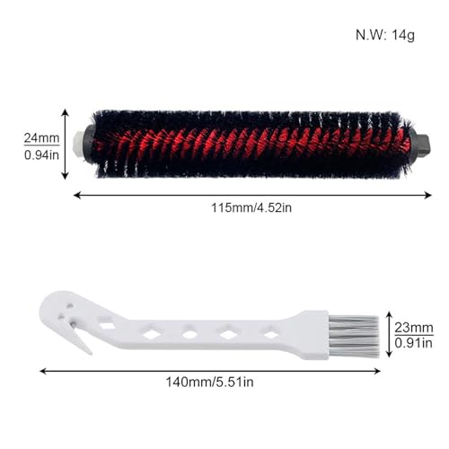 Replacement Rolling Brush for Roborock S8 Pro Ultra & S7 Max Ultra (2-Pack)