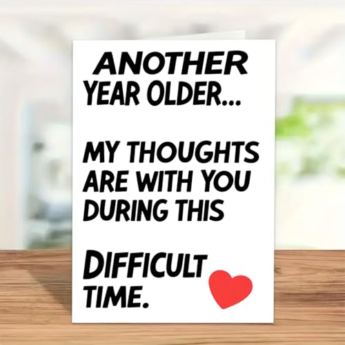 Humorous Birthday Card for Him/Her with Red Envelope - 5x7