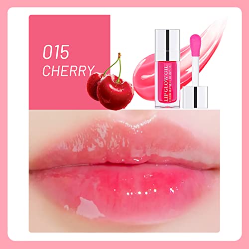 Alisesun Hydrating Tinted Lip Oil Cherry Red Glossy Lip Balm